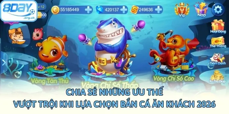 Chia sẻ những ưu thế vượt trội khi lựa chọn bắn cá ăn khách 2026