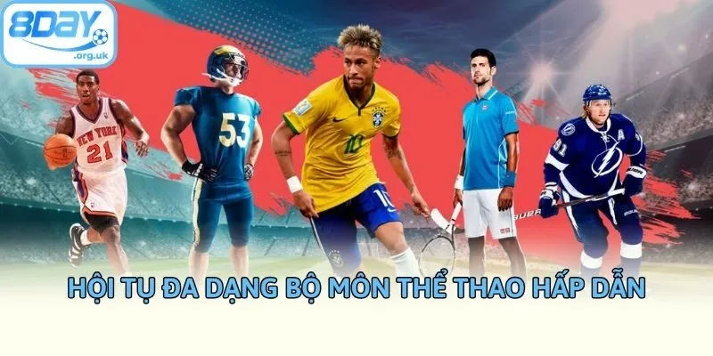 Hội tụ đa dạng bộ môn thể thao hấp dẫn