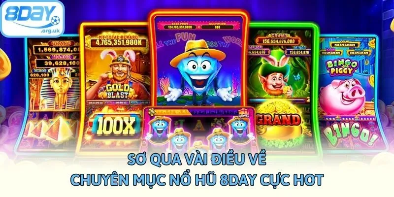 Sơ qua vài điều về chuyên mục nổ hũ 8DAY cực hot